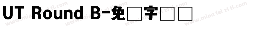UT Round B字体转换